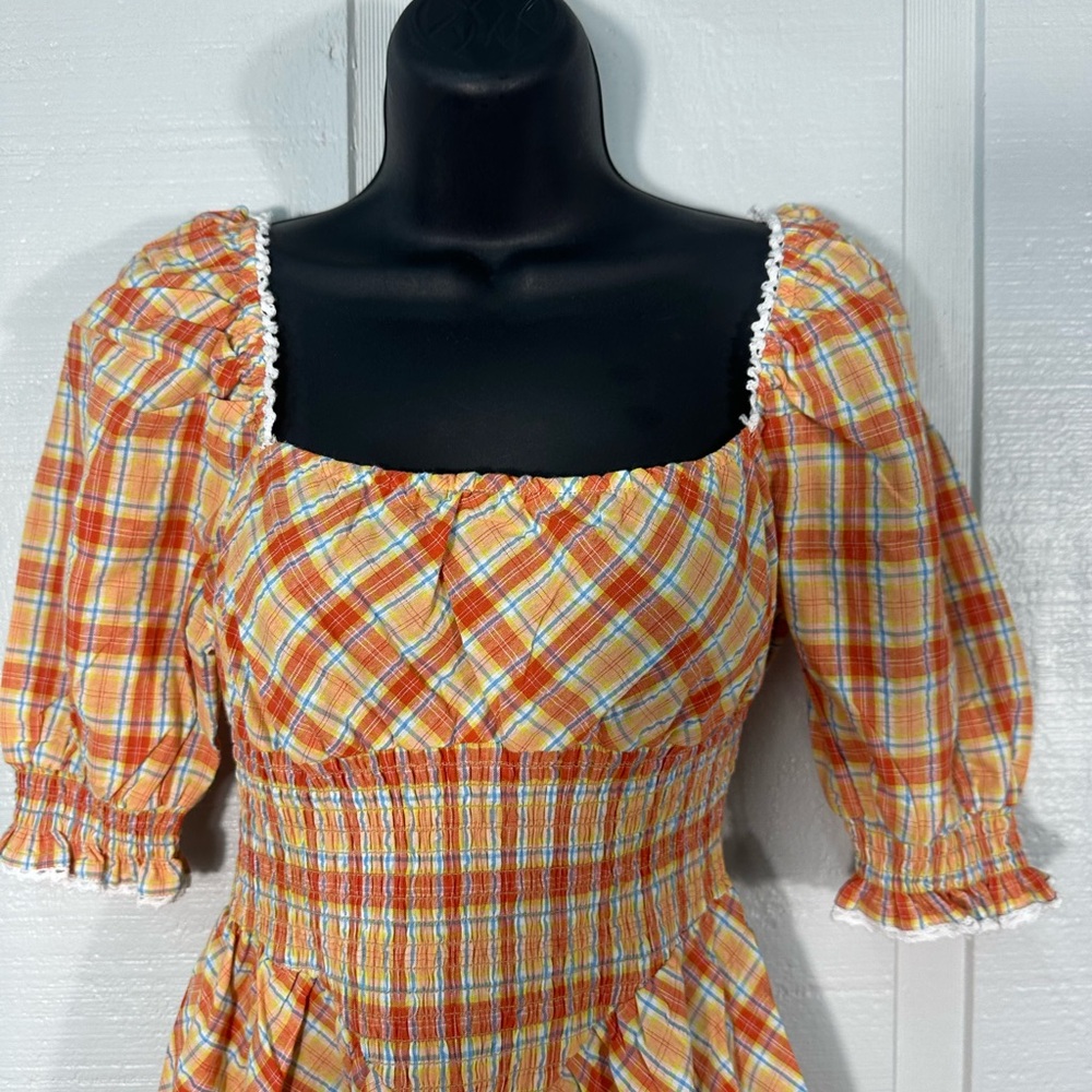 BETSEY JOHNSON Womens Orange  Dress Size M NWT - Picture 6 of 11